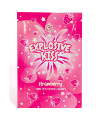 Bonbons pétillants à la fraise spécial sexe oral 